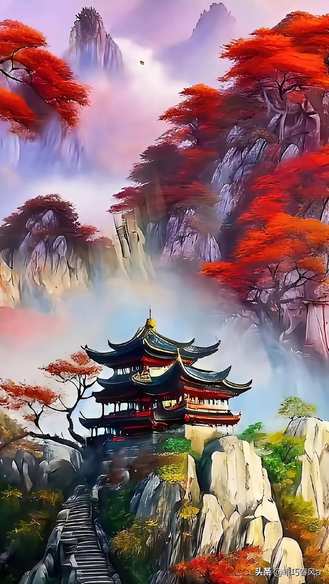 这景色太美了吧？感谢大自然的馈赠。美轮美奂，绝美神图！