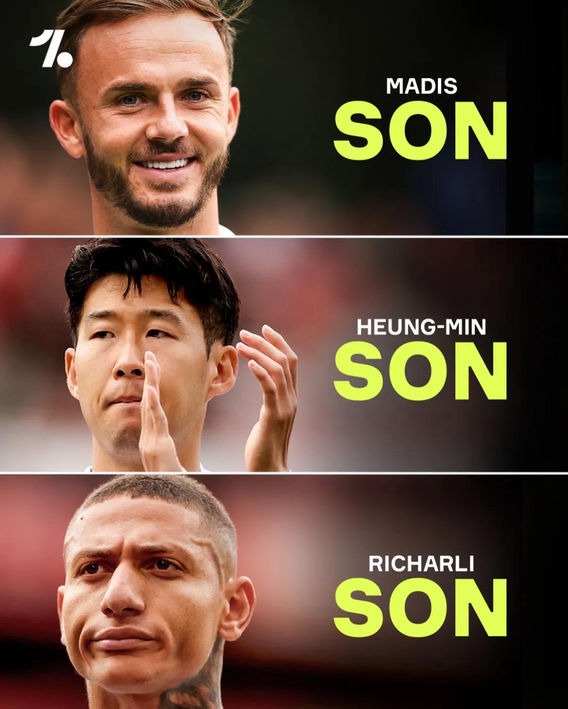 本赛季热刺的关键词：SON