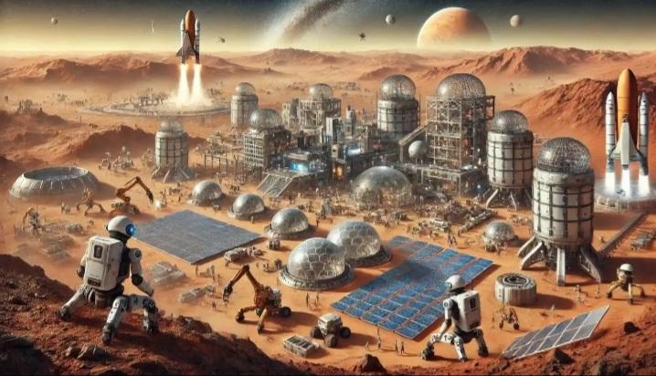 移民火星的人，一旦实现了自给自足，火星种的粮食够火星人吃了，火星自己炼钢，能够生