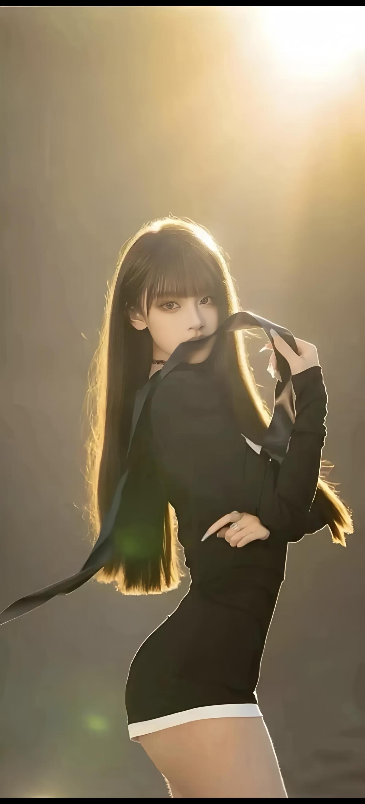 柳絮因风腰肢软，回雪萦尘步态娇。
低亸金钗云欲坠，轻扬罗袖玉难描。
楚宫歌罢腰先