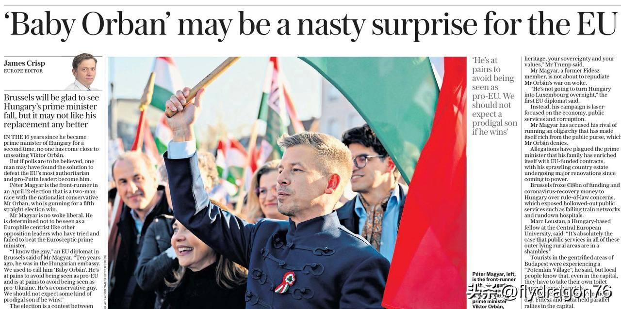 在匈牙利大选前夕，欧洲媒体照例对维克多·欧尔班（Viktor Orbán）极尽诋