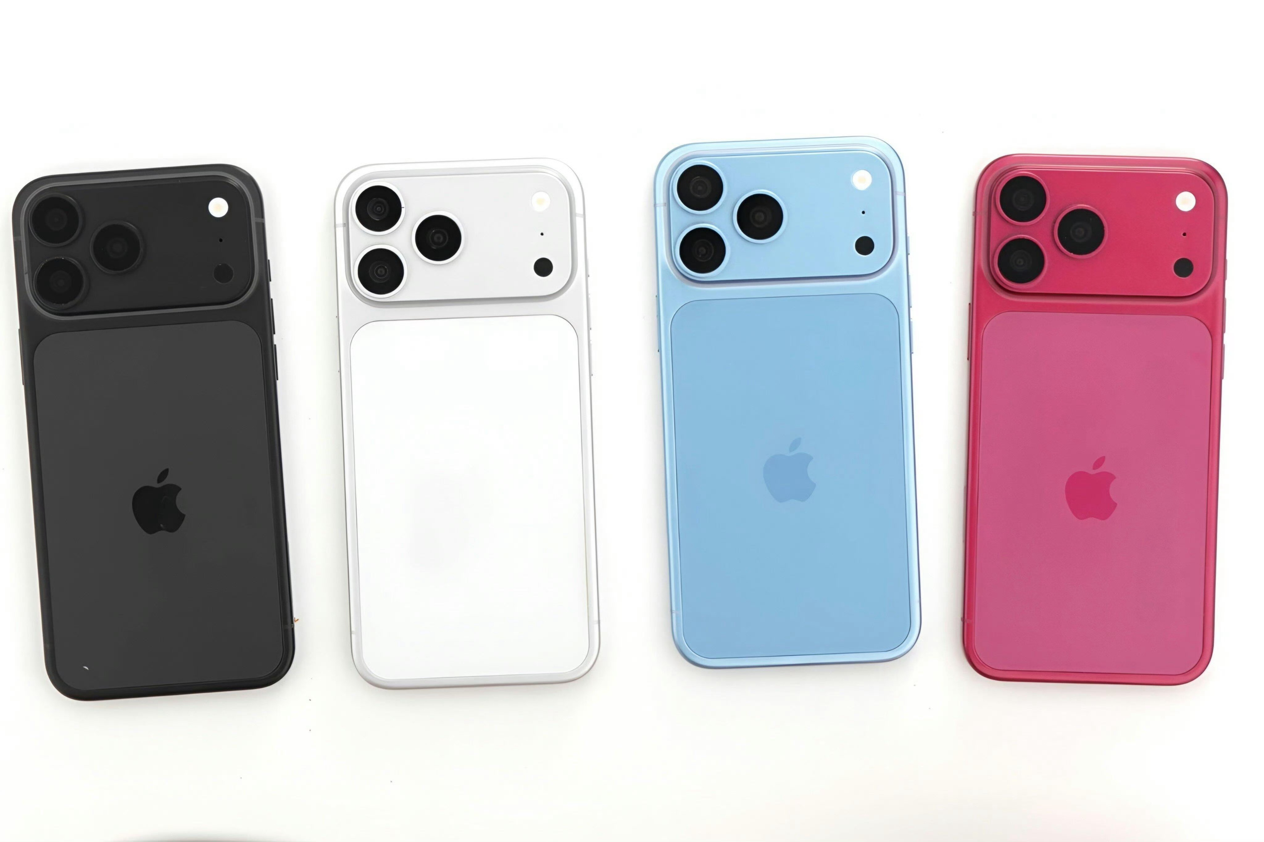 iPhone18ProMax机模上手视频今年新机就靠颜色区别了，这樱桃红如何？银