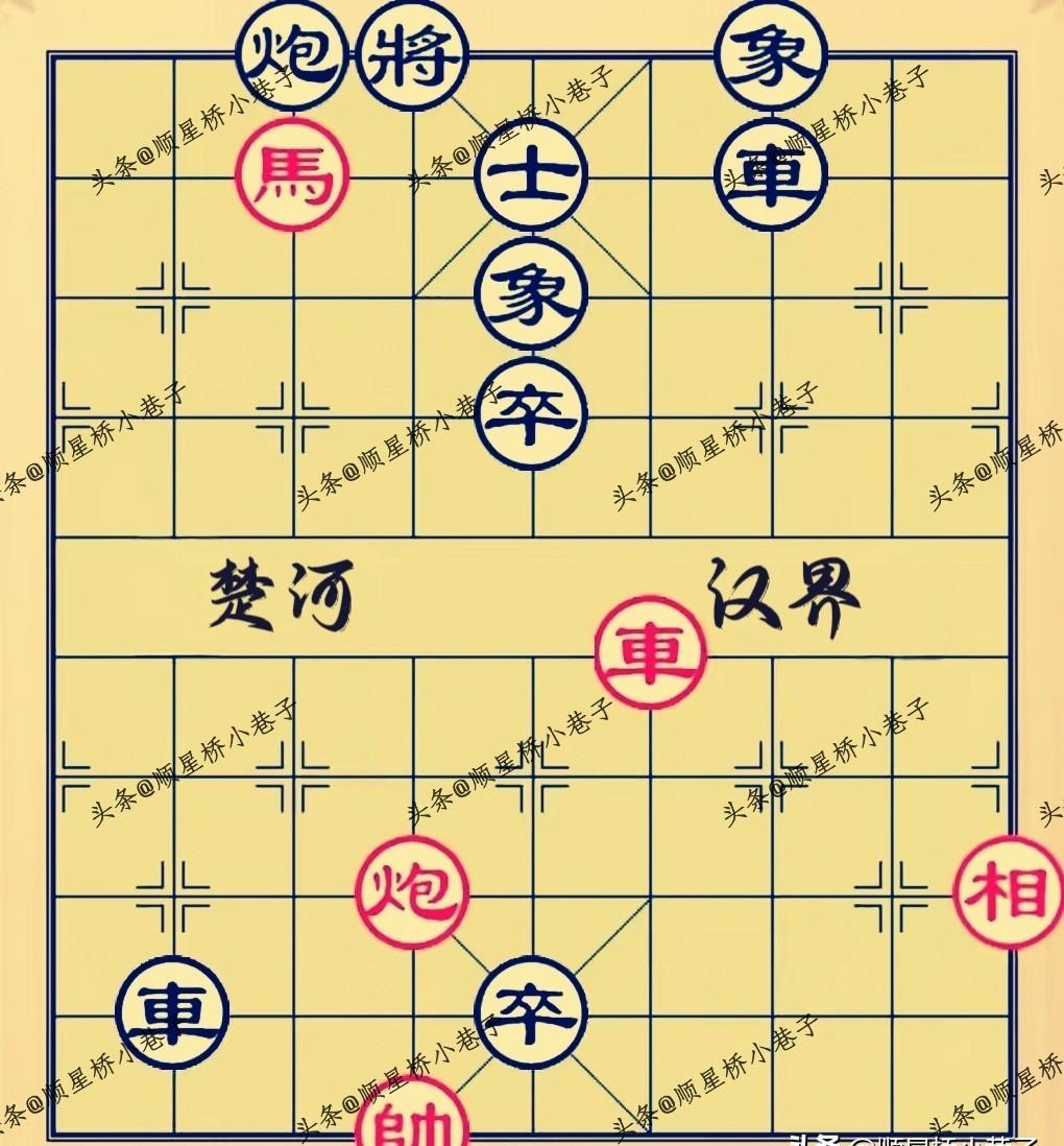 红帅贴边，黑车顶门，一步走错就死了。
王天一没走那招教科书里的“车八平六”，他直