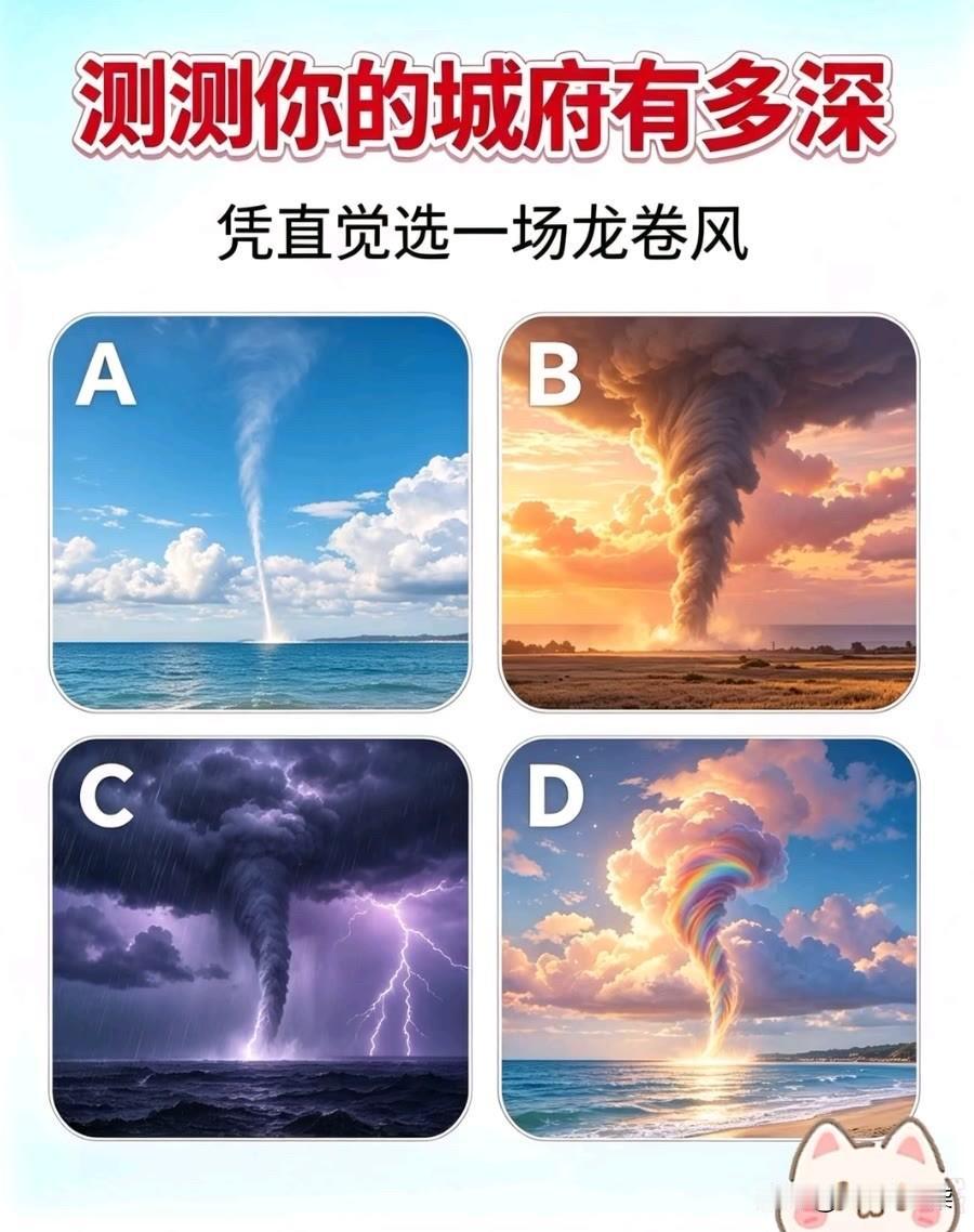 凭直觉选一场龙卷风