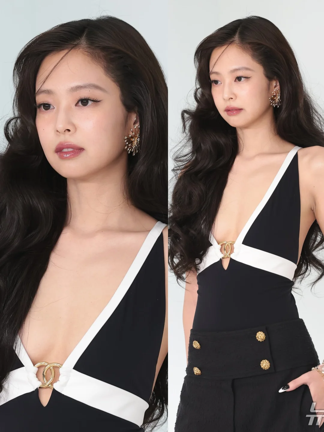 Jennie今日香奈儿大秀的妆发，太懂妮了