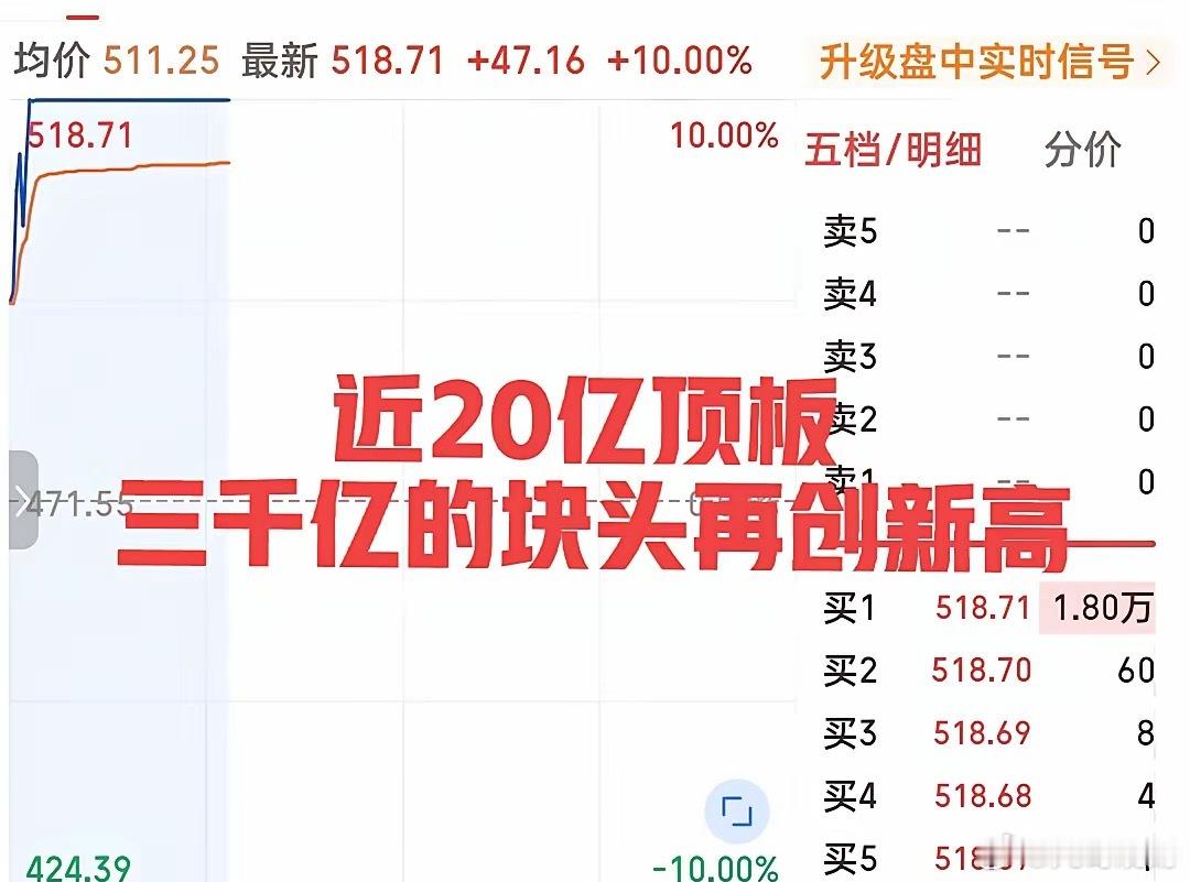 不敢相信！这是疯了吗？这么大的块头仅5分钟就摁在了涨停板上！几乎可以说是是N字秒