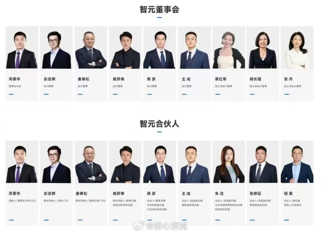 智元合伙人团队阵容实力十分亮眼，汇聚来自谷歌、华为、大疆、腾讯等行业资深人才。从