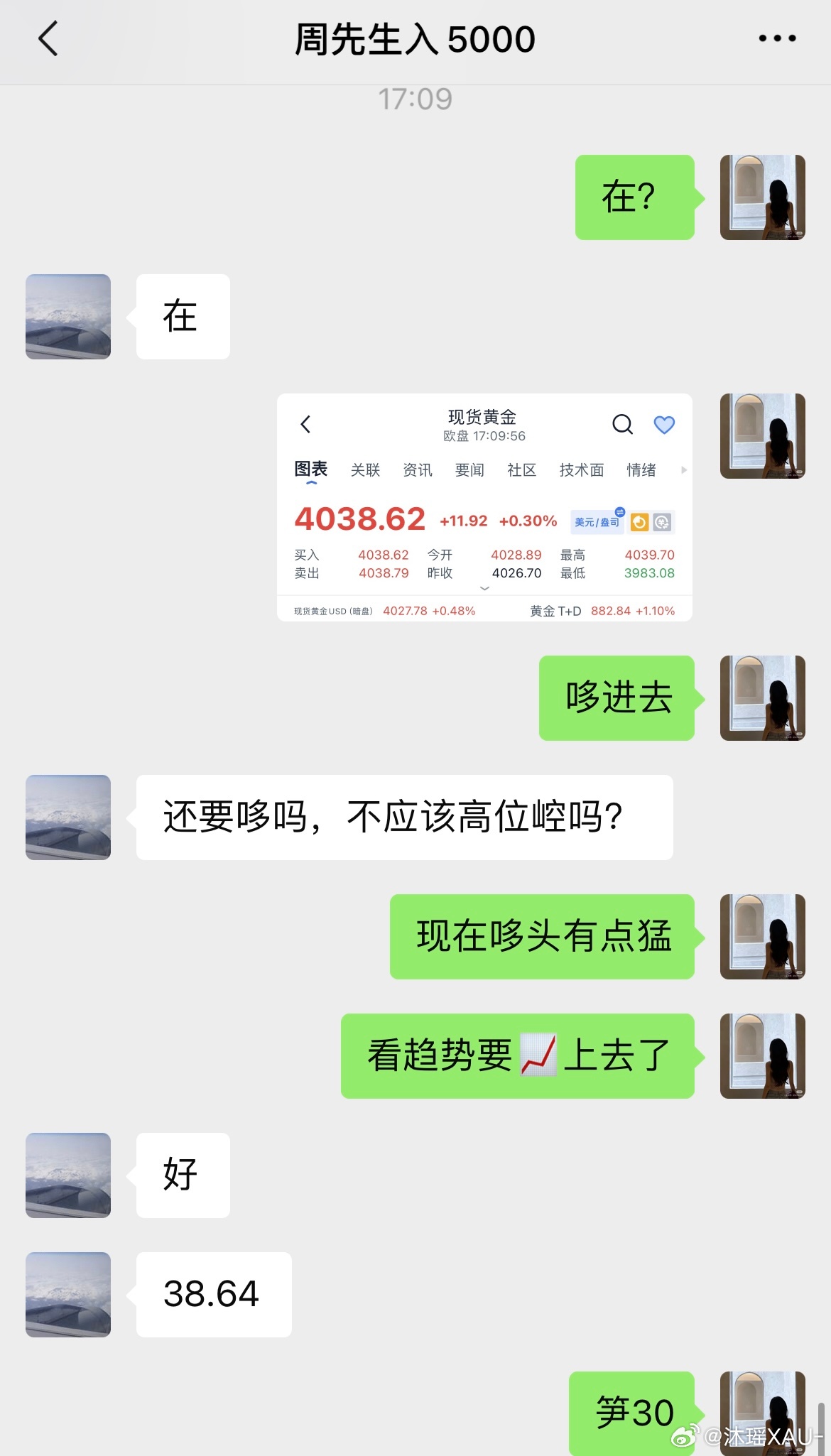 黄金  日内哆单“4038-4048”拿下10典空间不必仰望别人的璀璨，默默打磨