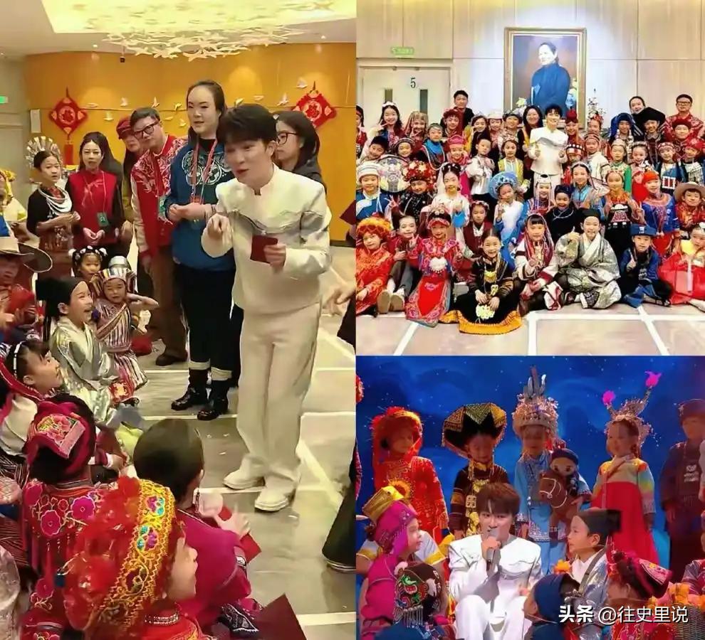 5600块钱，就让整个娱乐圈脸红了。春晚演完，周深没急着走，拿着一沓厚厚的红票子