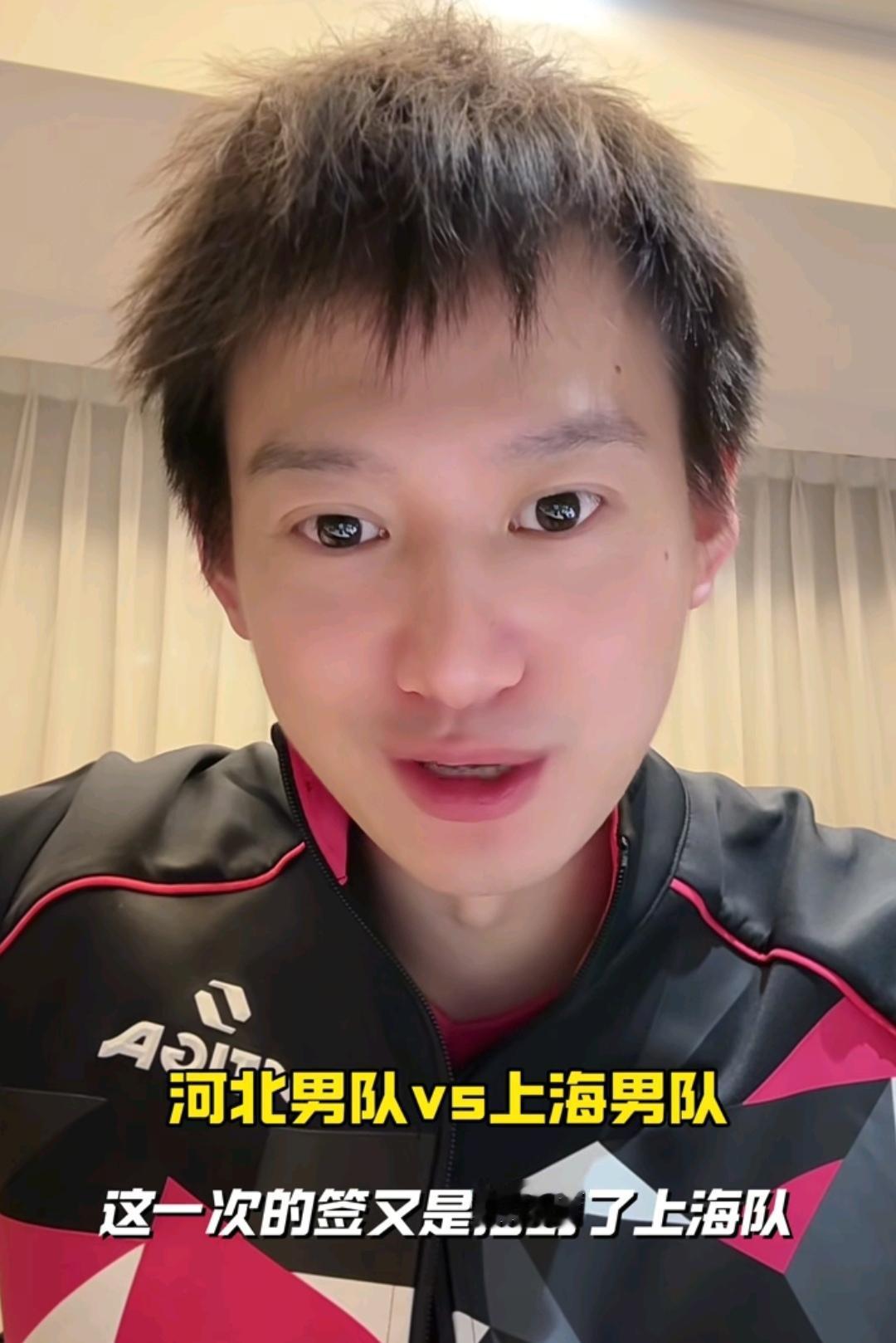 周雨说，他在国家队的时候，抽签抽到樊振东的概率超过百分之五十，现在看来周雨直通樊