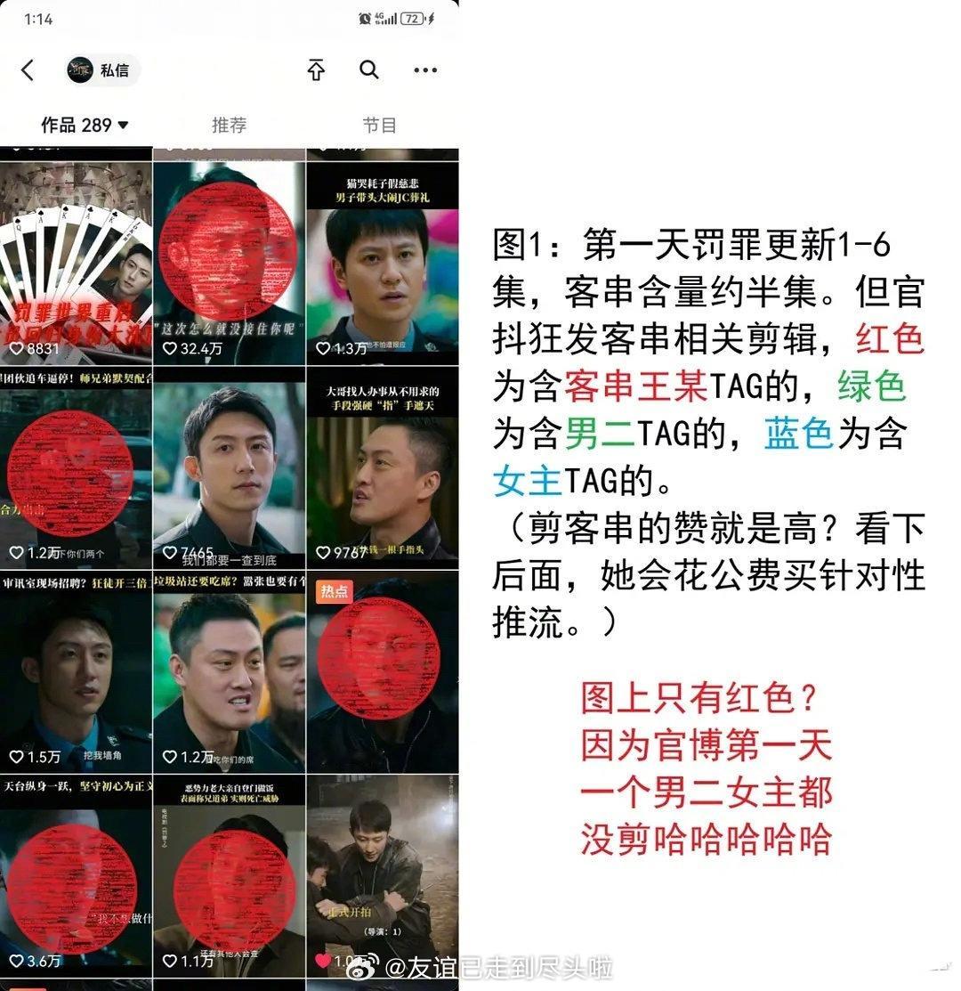 罚罪2 宣发🍉总结：这部剧男一黄景瑜，男二王传君，梁洁番位第三，王子奇是客串，