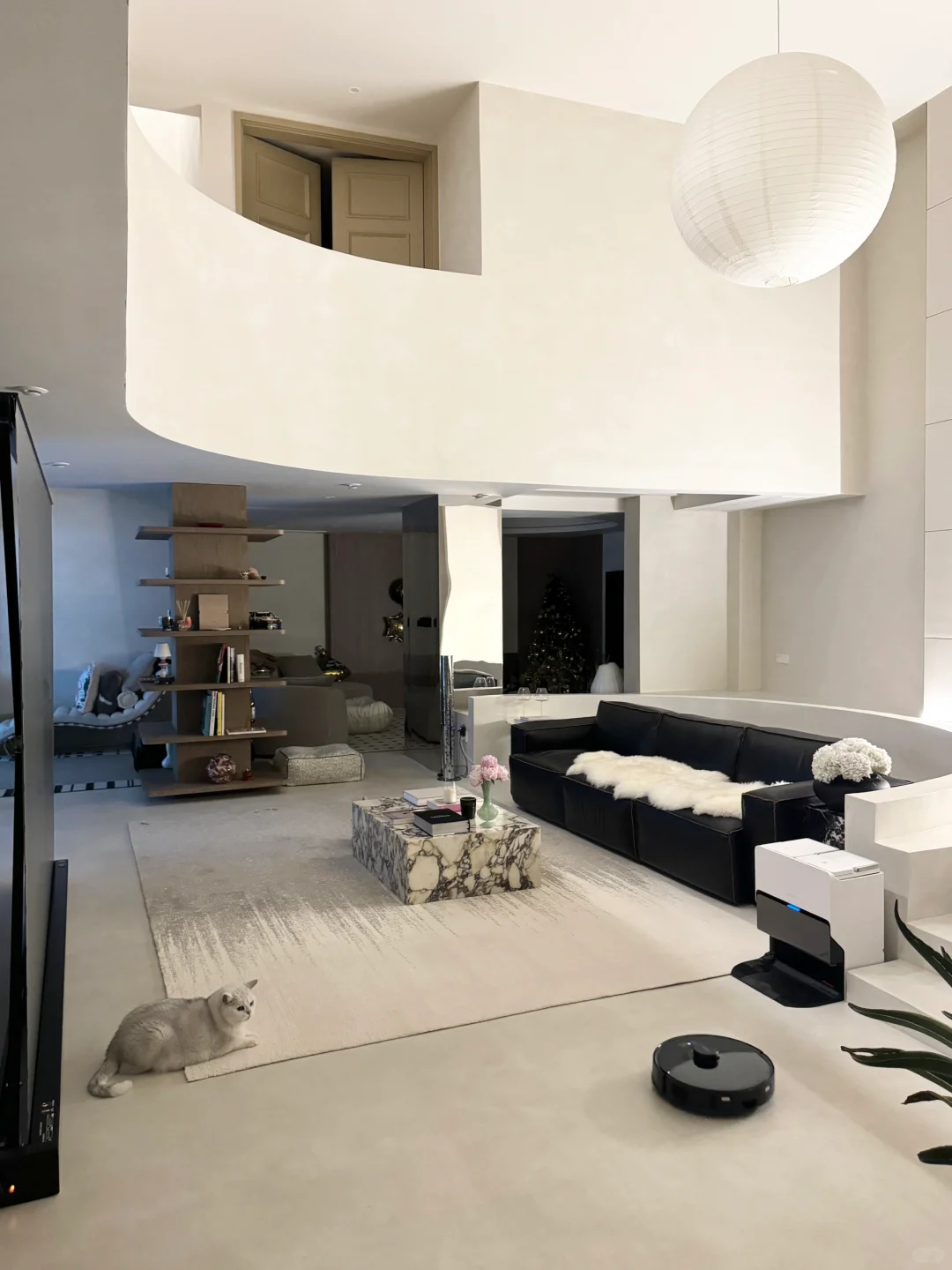 有猫有娃的500平洋房 真的好干净！