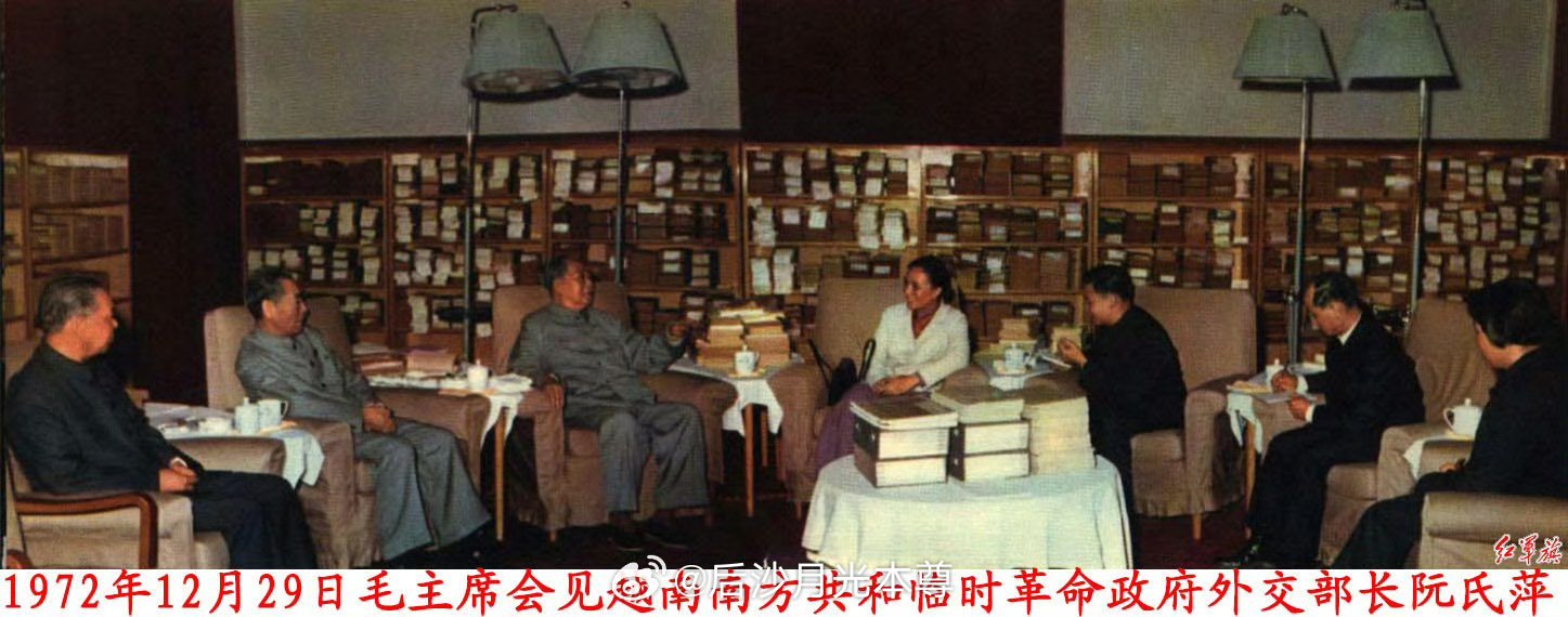 1972年毛主席接见越南客人时，对尼克松提出的停火协议问题指出：阮文绍就怕停火，