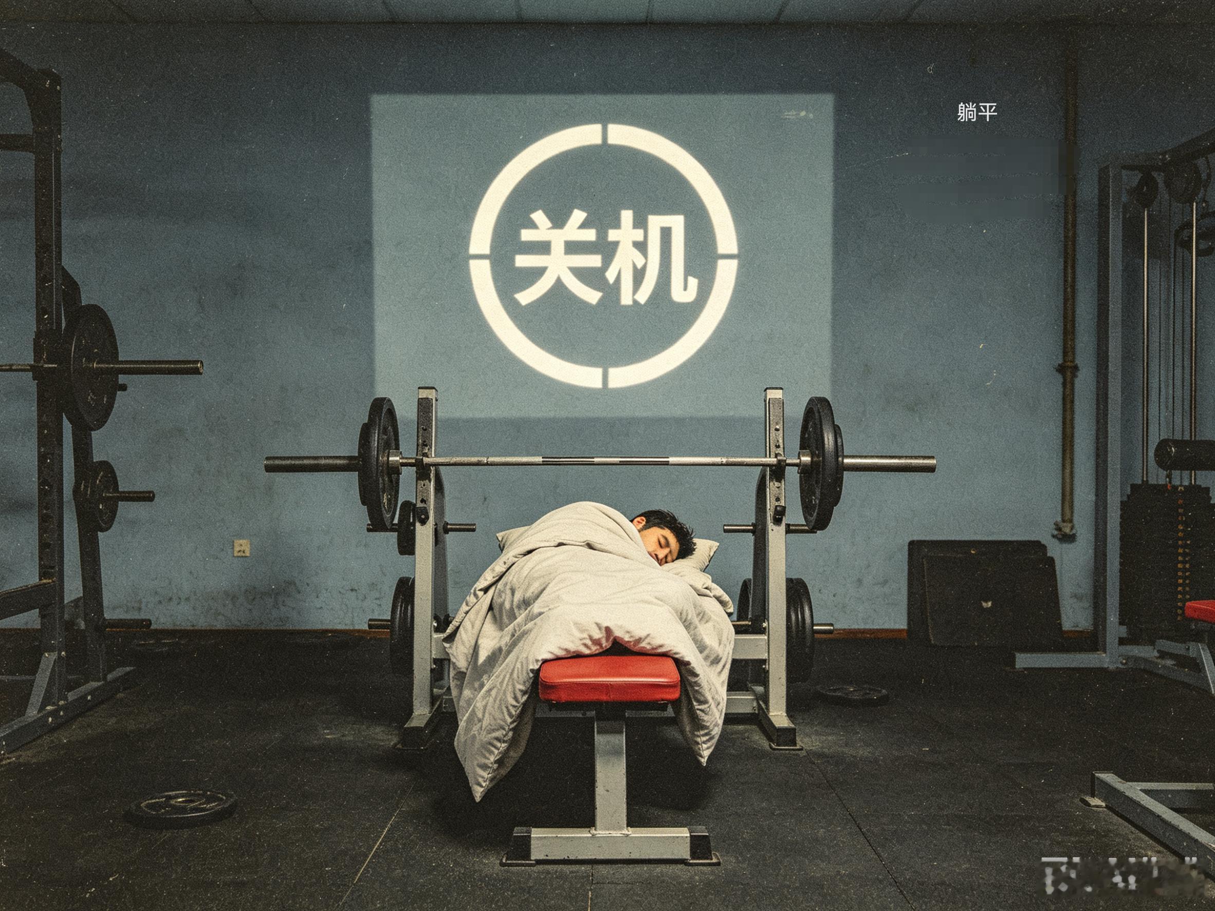 男子去健身结果睡到闭店才被叫醒去健身房热身，他睡了整整7小时。这是打工人最安静的