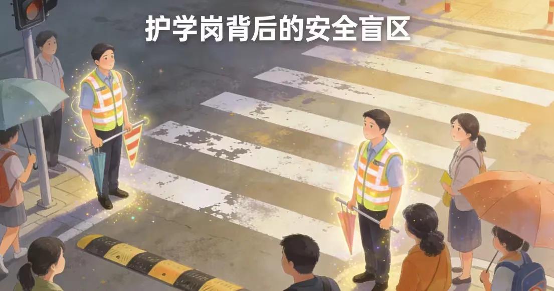 45岁家长站“护学岗”时猝然倒下：一场“被自愿”的守护与无法推脱的生命之重
一件