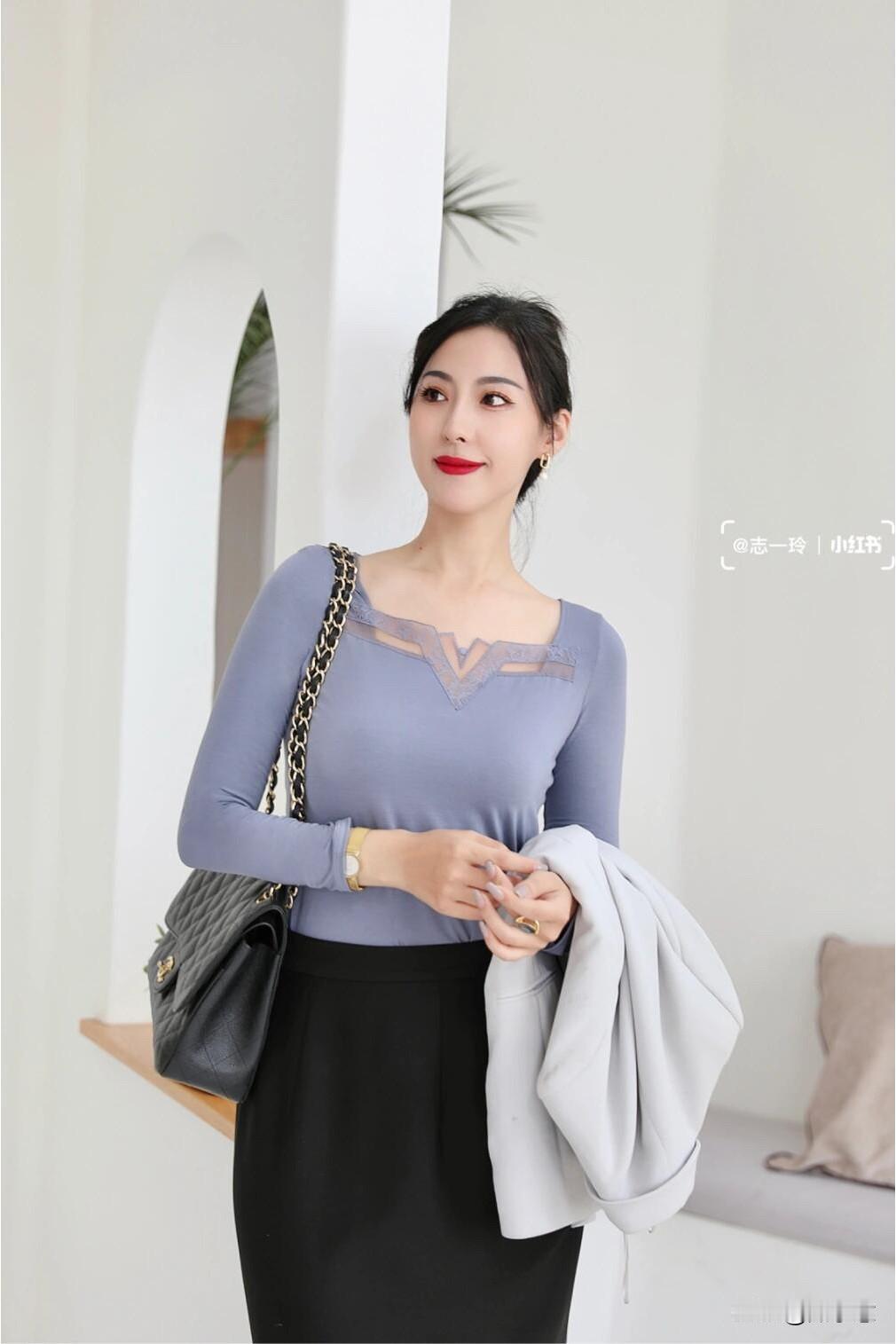 都市白领收藏 | get打底衣的百搭穿法|||入春了，又到了翻新衣柜的时候
平时