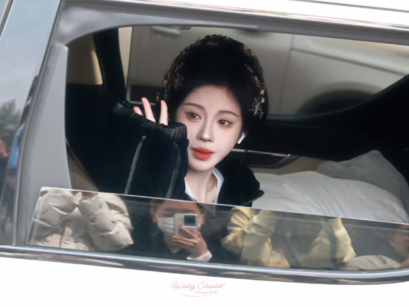 🍊鞠婧祎阿黛🍊鞠婧祎来战阵阵风声化为思念 吹向远方赠予你