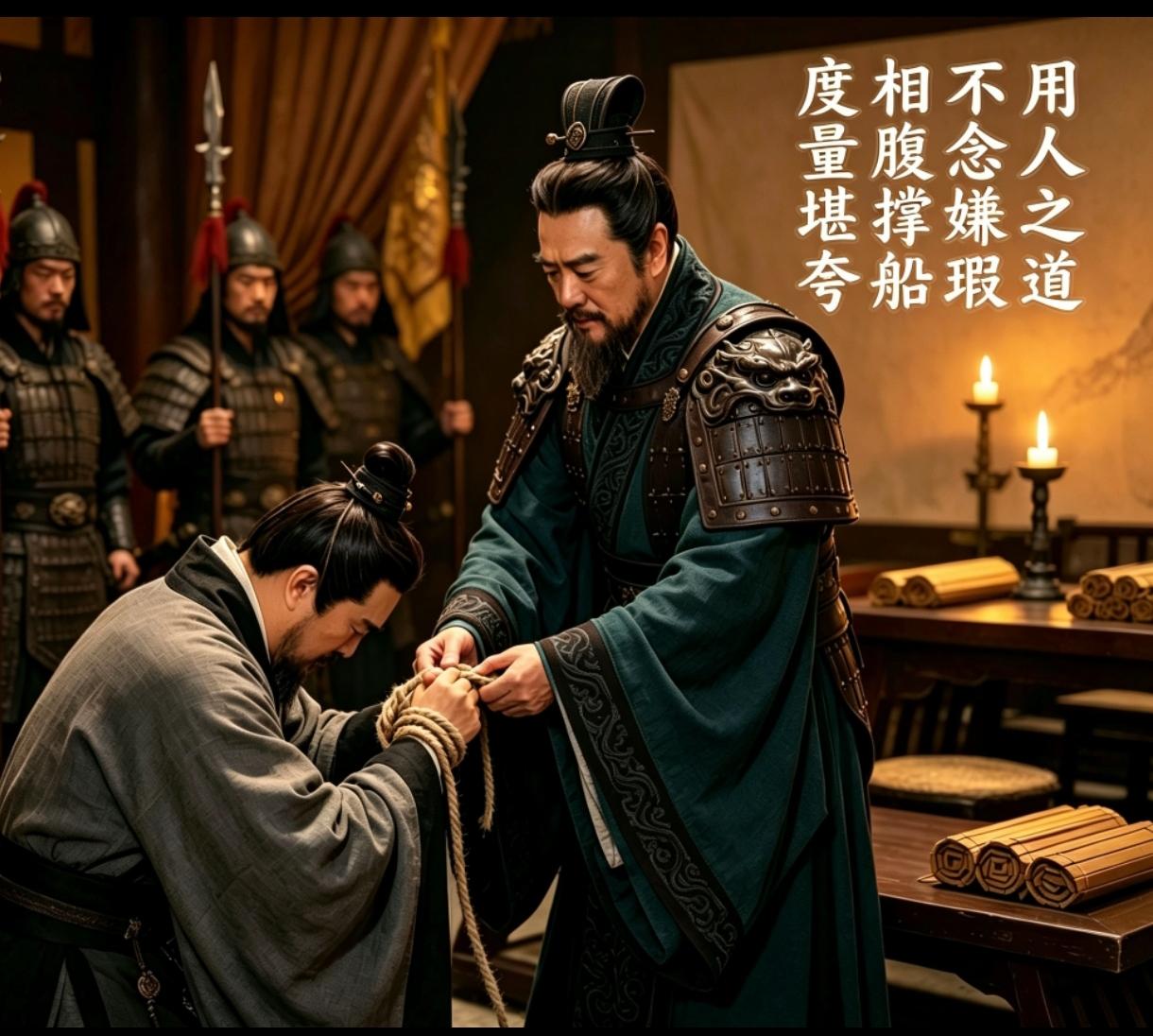 小故事
 释赦魏种

魏种是谁？
曹操手下，
挺有才能，
得曹提拔，
把那官当—