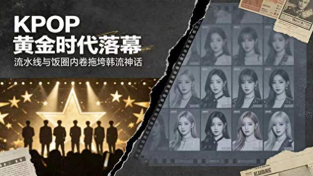 KPOP 黄金时代落幕：流水线与饭圈内卷拖垮韩流神话