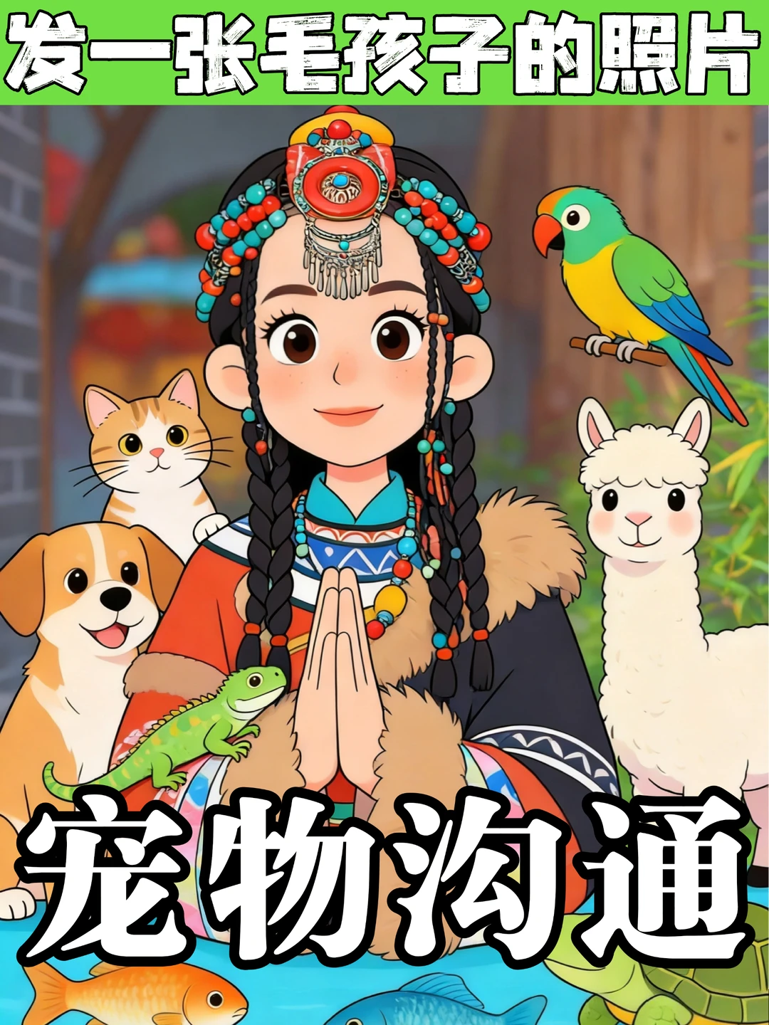 宠物沟通｜今天发一张毛孩子的照片