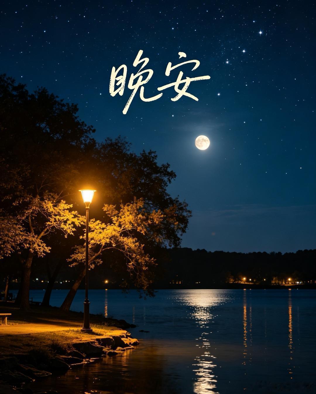 晚安 夜幕低垂，是梦的前奏。道一声晚安，把落日余晖的暖色调进梦里，再放上几段好友