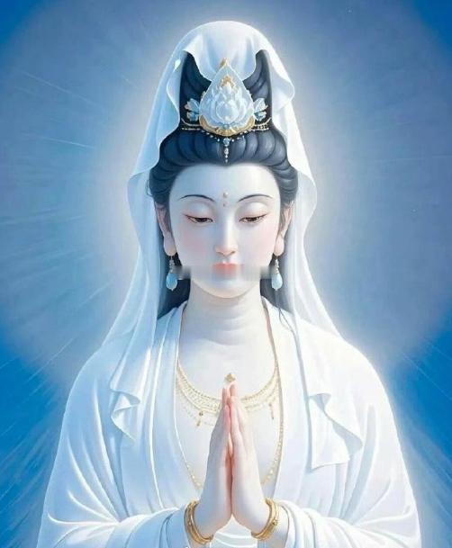 见观音菩萨，祈愿家人安康，所求皆如愿，所行皆坦途。在纷扰的日子里，愿我们都能寻得