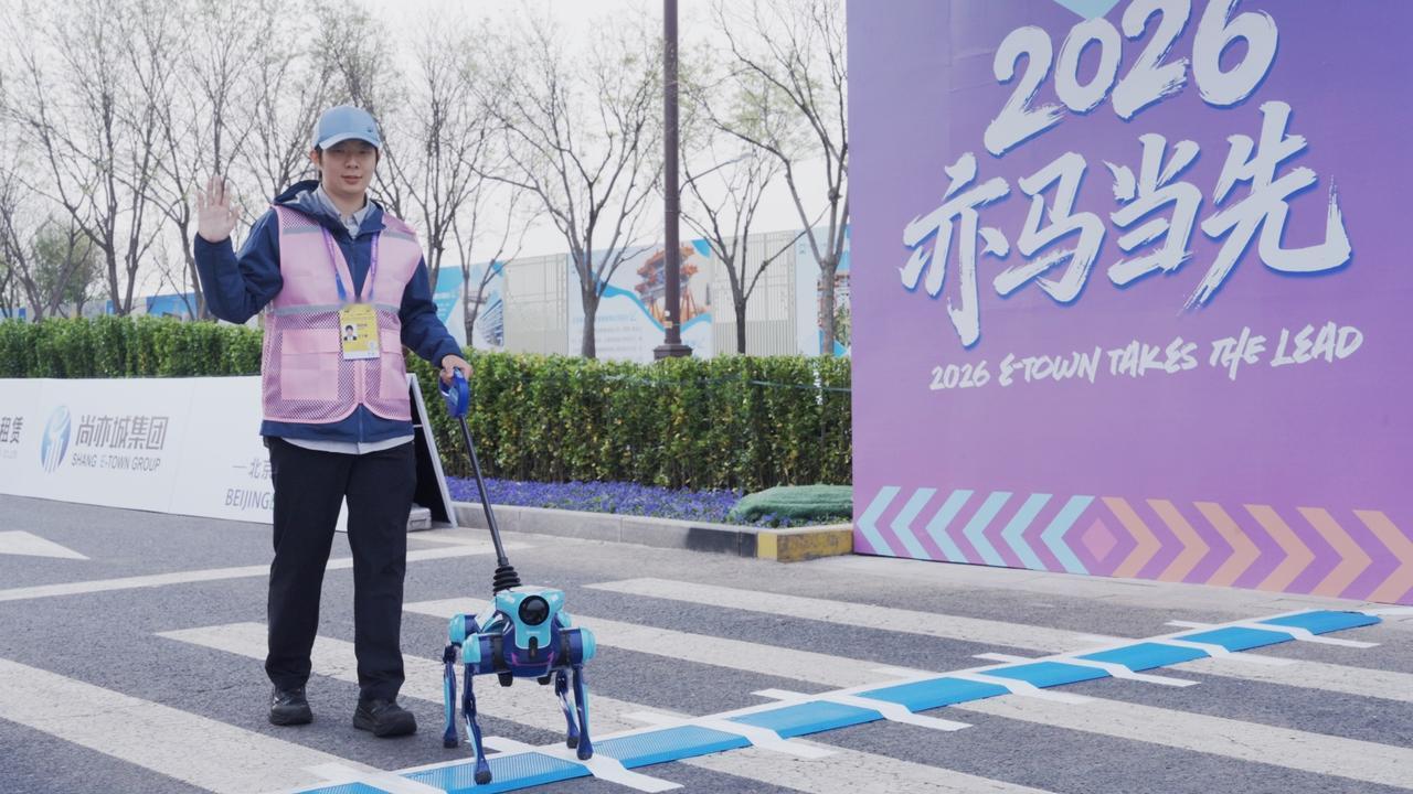 【北京亦庄现场：四足机器人当“导盲员”，比人类还懂避障？】
2026年4月19日