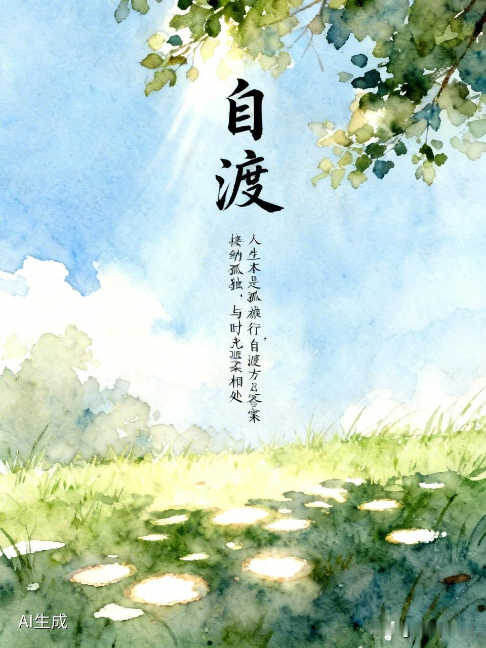 人，不要想太多太遠，不要心存太多的期待與期盼，找到适合自己的喜爱之事，透过它学会