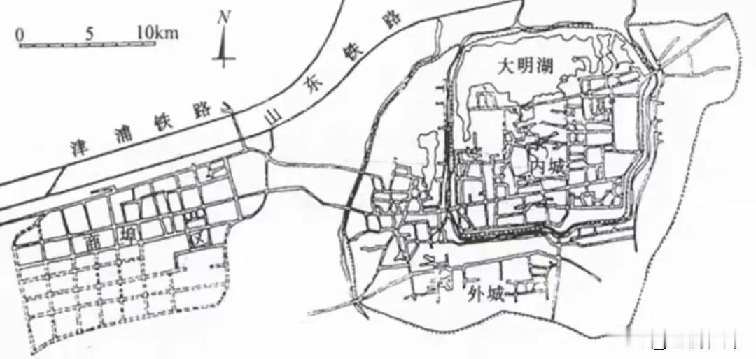 济南老城区和济南商埠区
济南最早的开发区贸易区