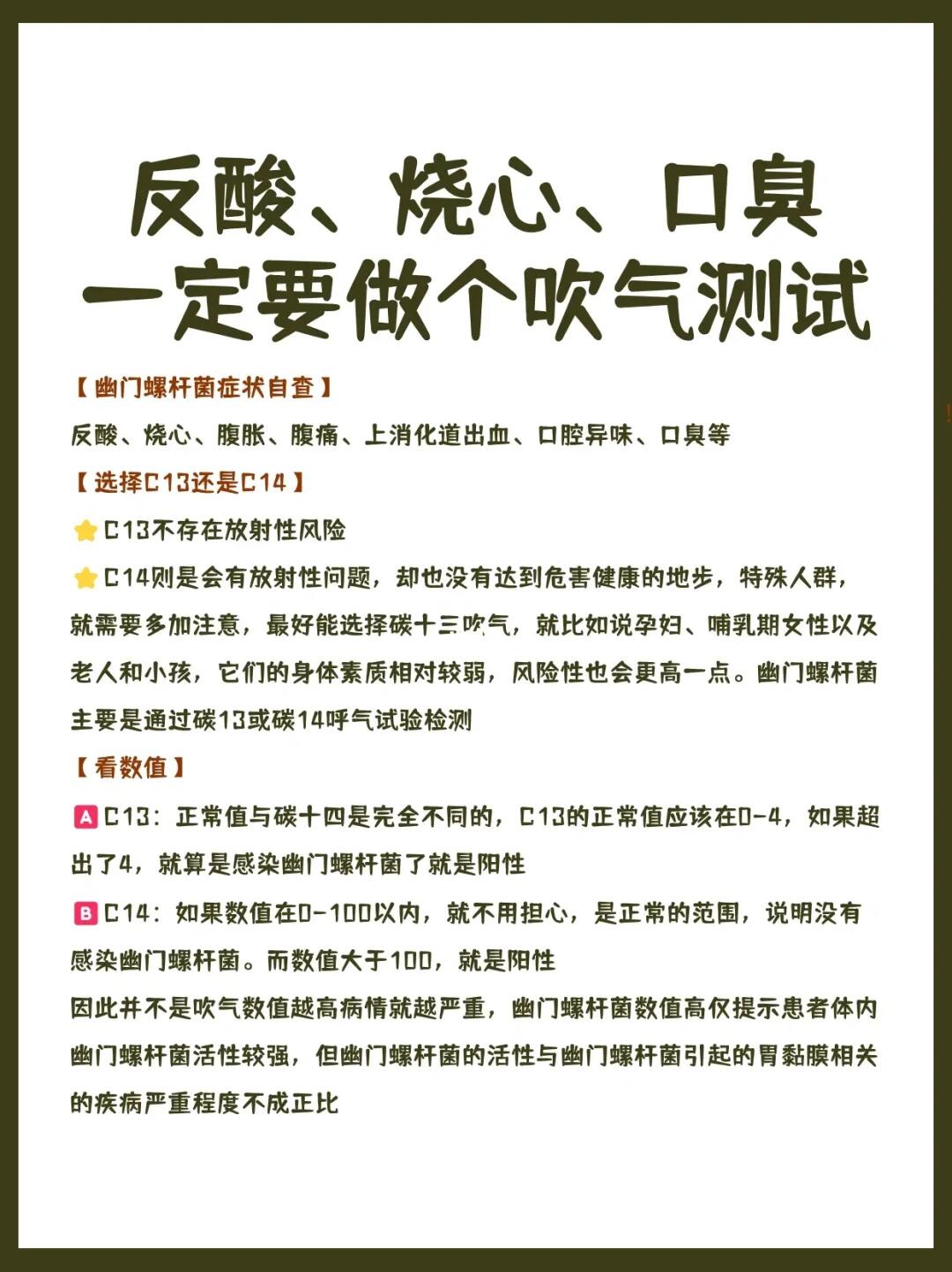 反酸`烧心`口臭切记要做个吹气测试