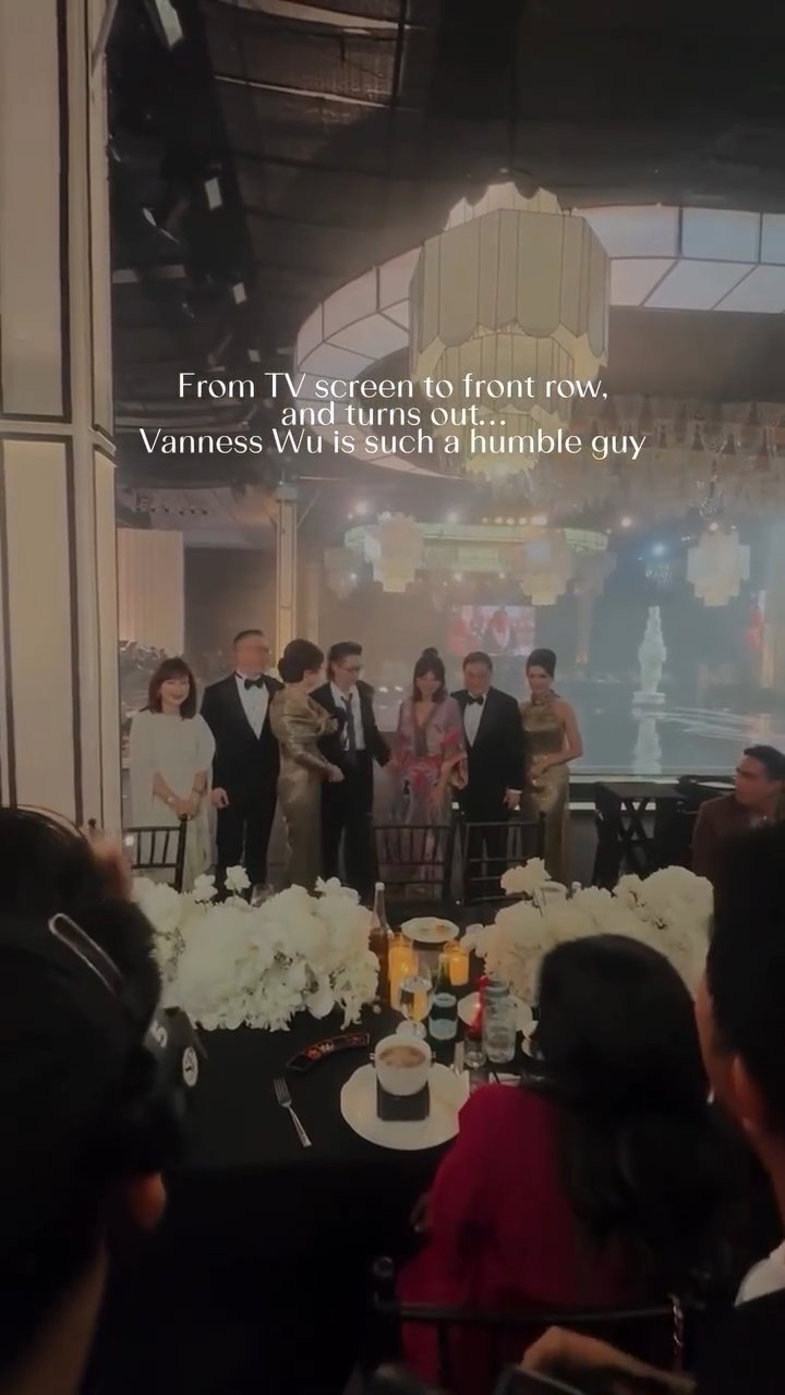 吴建豪曾带妻子参加好友婚礼疑似吴建豪老婆正脸照 有网友发了疑似吴建豪老婆正脸照，