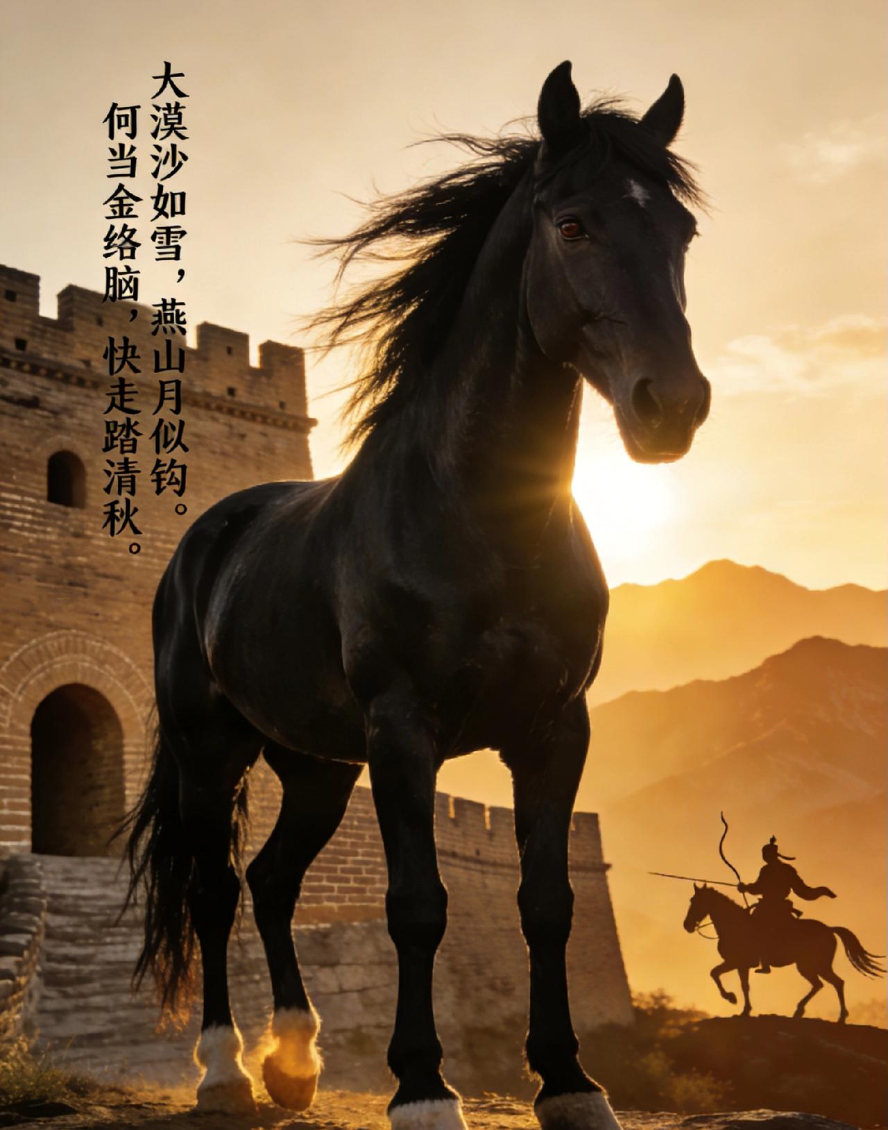 最近全网都在接力：说出一句带马的诗句。有人脱口而出，有人沉思良久，一句句千古绝唱