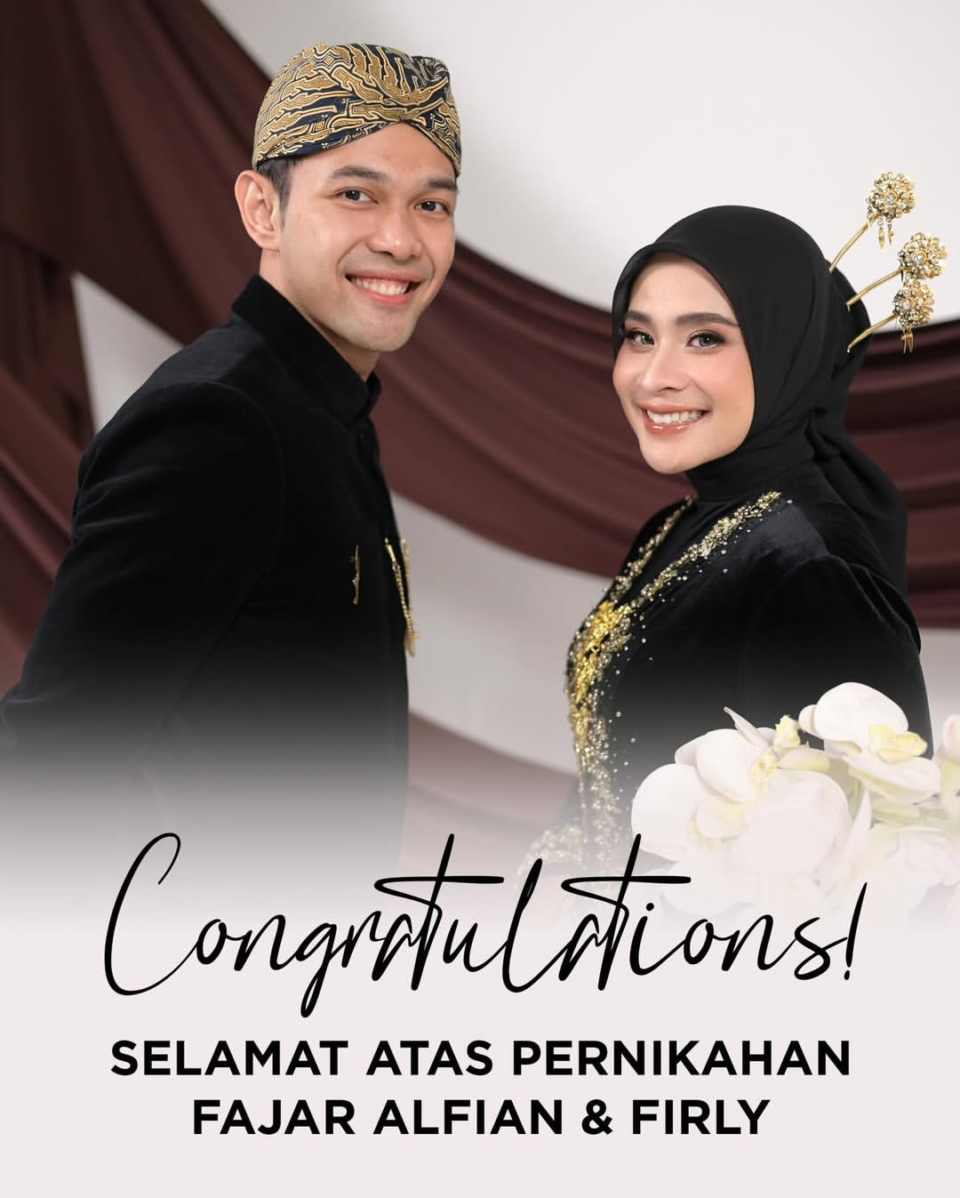 fajar＆firly今日份婚礼贺图©️PBSI ，inabadminton 