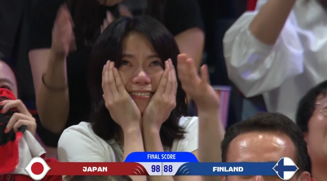 世界杯一哭成名的马场雄大娇妻 又来现场了