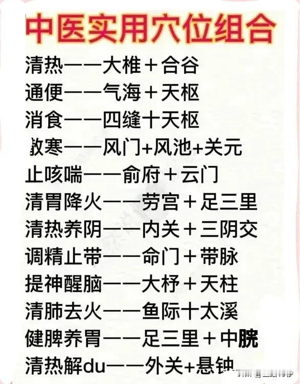 中医实用穴位组合，掌握健康的小秘密

你是否曾想过，身体里隐藏着无数的宝藏，等待