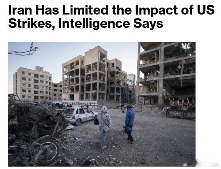 伊朗凭借军事规划成功大大减轻了美国袭击的后果▪️尽管遭受了严重损害，但该国仍保留