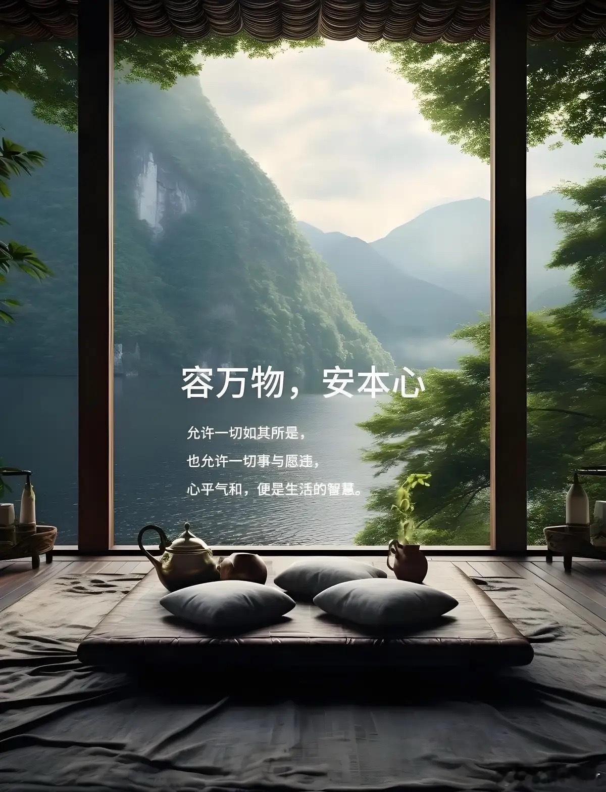 心静→思天下之理心暖→融天下之寒心净→悟天下之念心韧→扛天下之难心慧→通天下之智