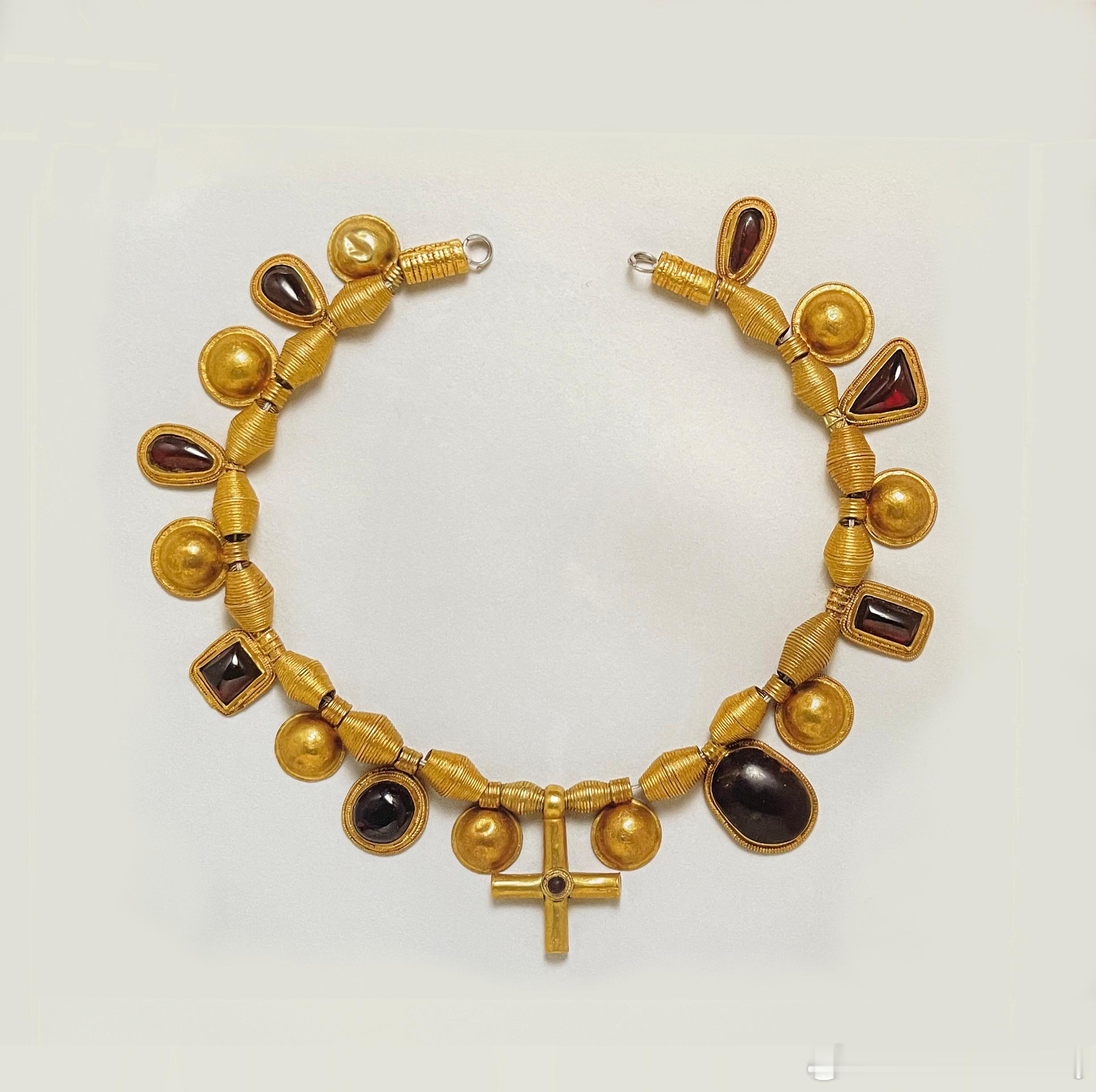 中世纪早期艺术  Early Medieval Art  德斯伯勒项链这条项链出