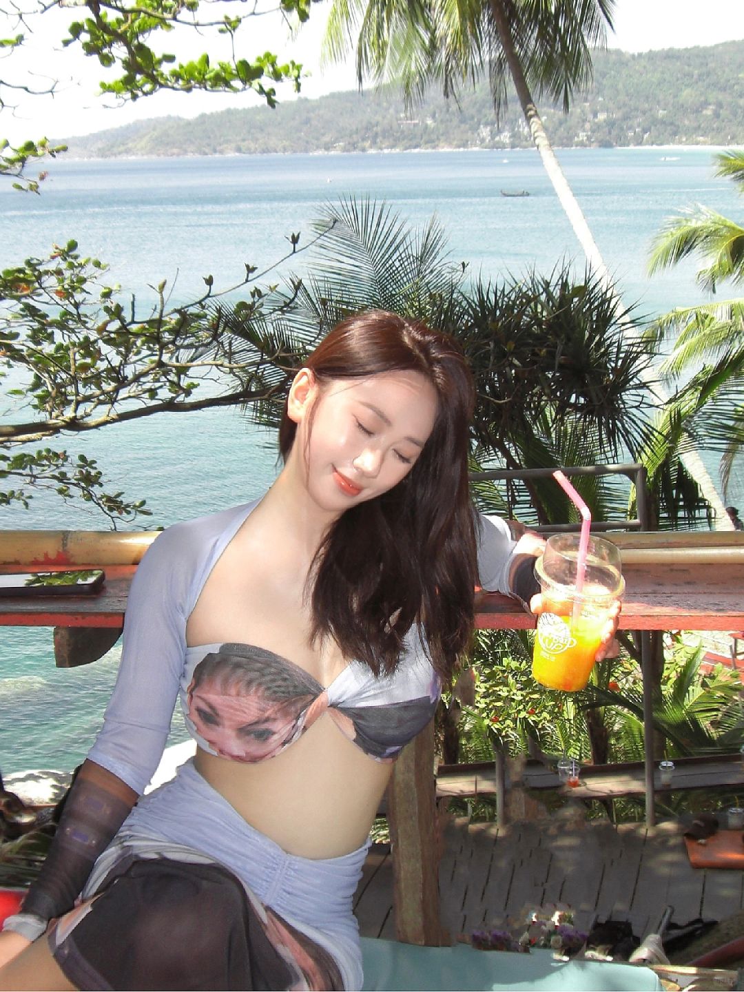 在普吉岛🏝️拍到了人生照