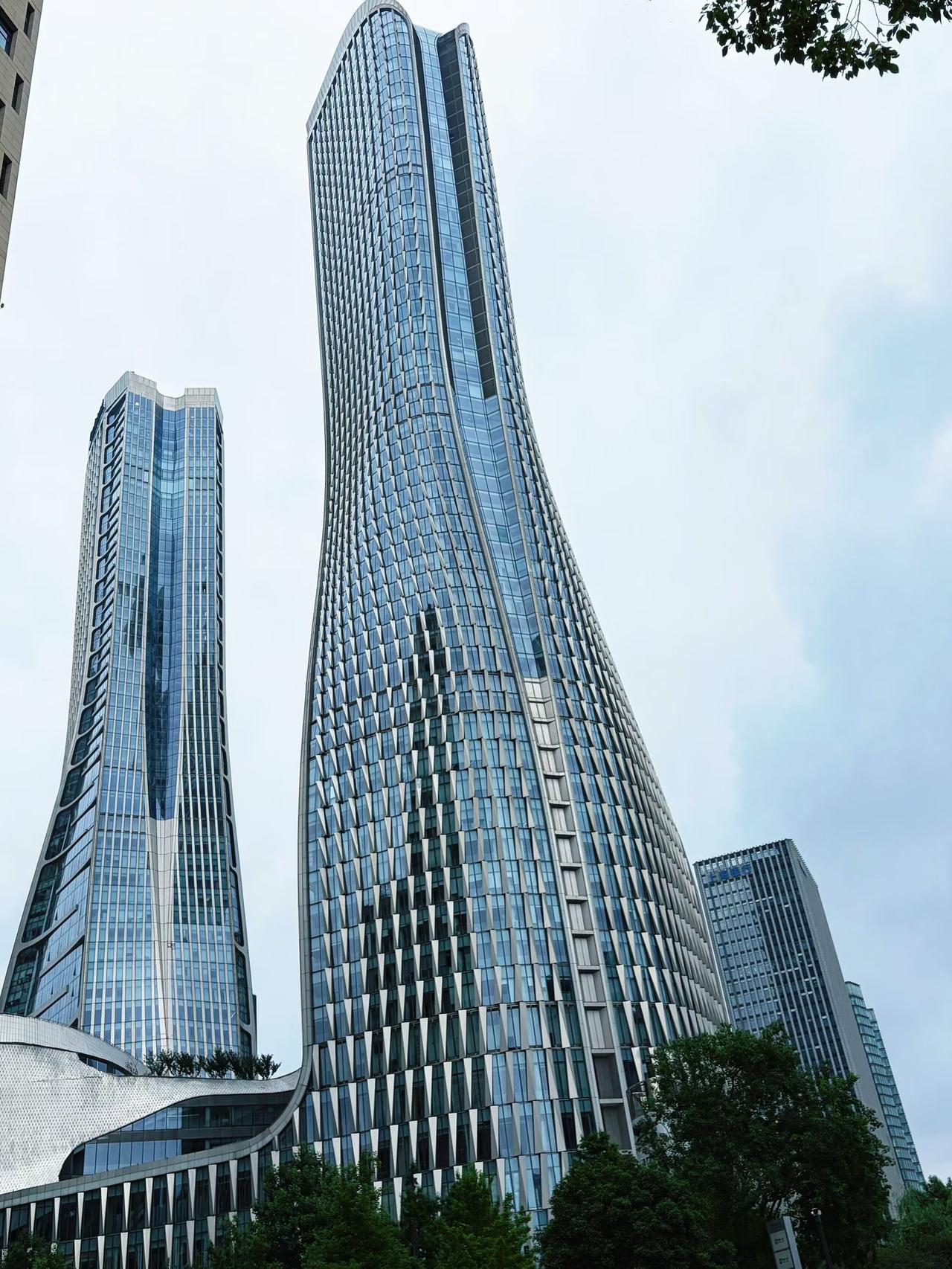 （手机随拍）
写意杭州市上城区来福士双子塔……