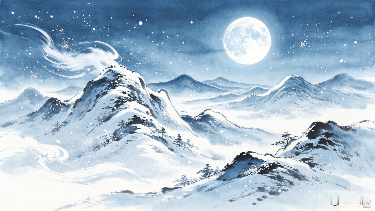 上联:风吹千山雪
下联:月照万里霜