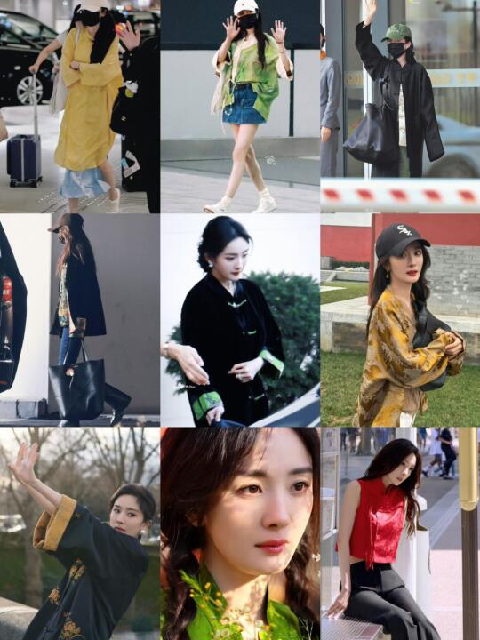 果然杨幂的look总被模仿但从未超越
