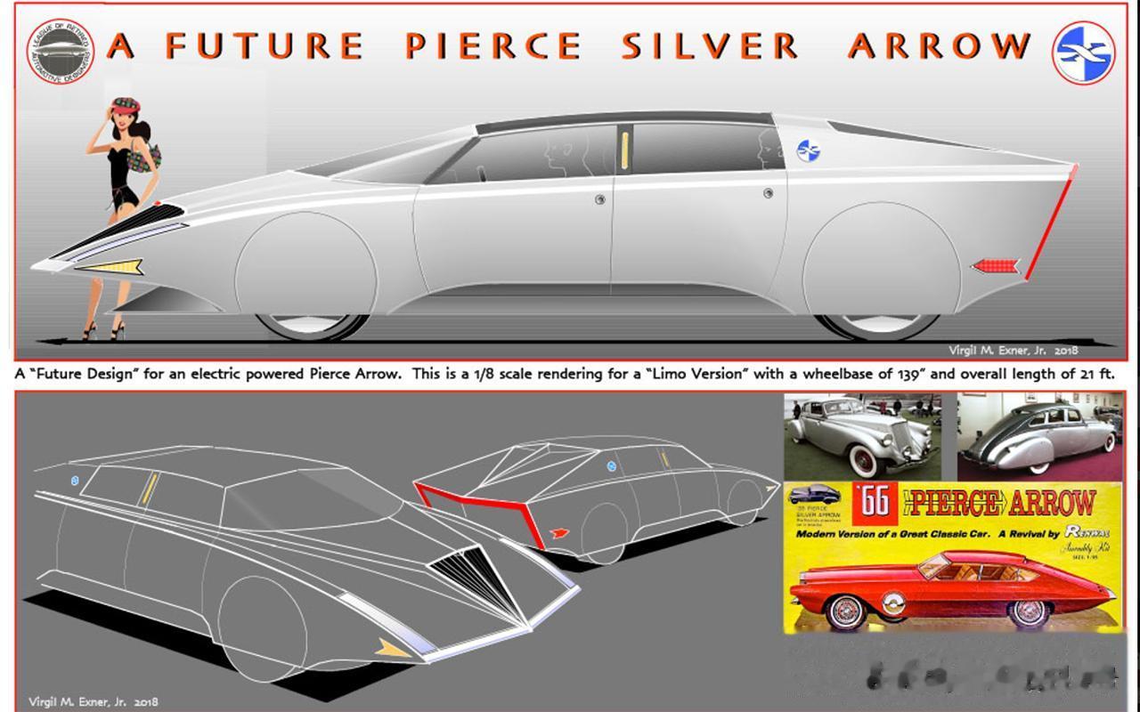 美国顶级豪华品牌Pierce-Arrow如果不消失，现在应该长这样！