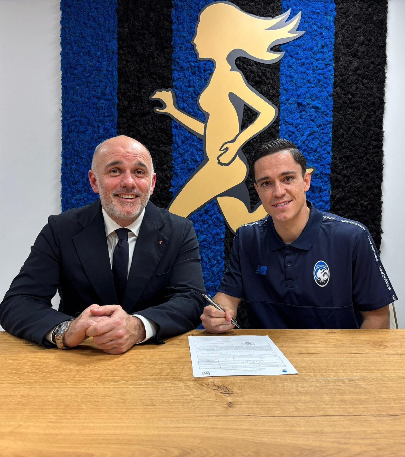 亞特蘭大官方宣布，從馬德里體育會引入25歲意大利進攻球員拉斯柏杜尼，簽約四年半，