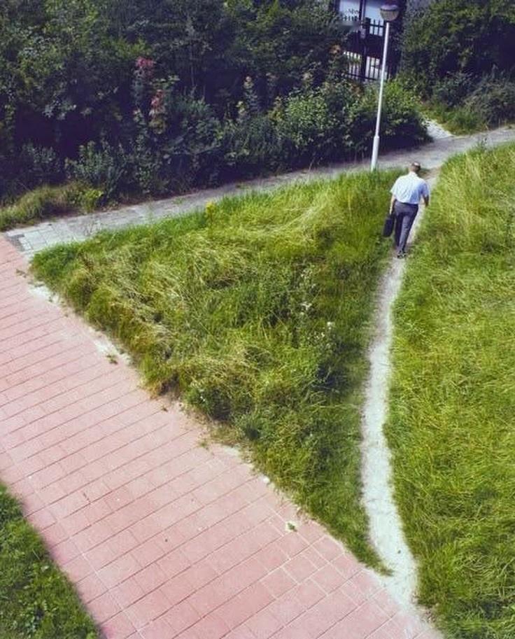 人的潜意识总会选择最高效的路径，然后这条路劲上就会有图四…… 