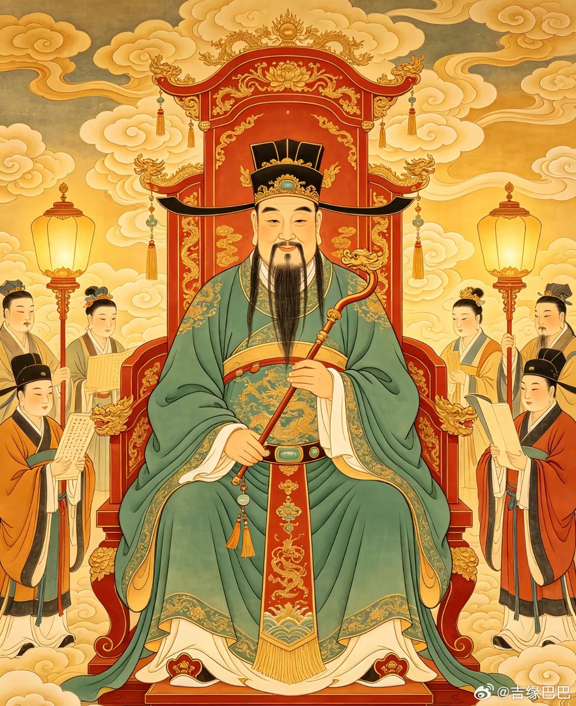 高考祈愿，文昌帝君会保佑家里孩子金榜题名的！ 