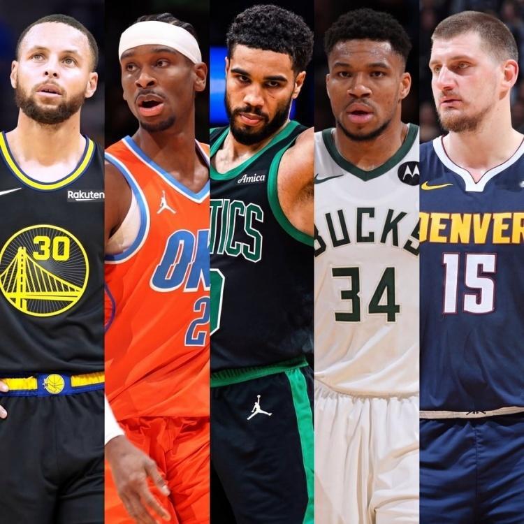 美媒评选20年代最佳五人组：库里、SGA、塔图姆、字母哥、约基奇库里nba吐槽大