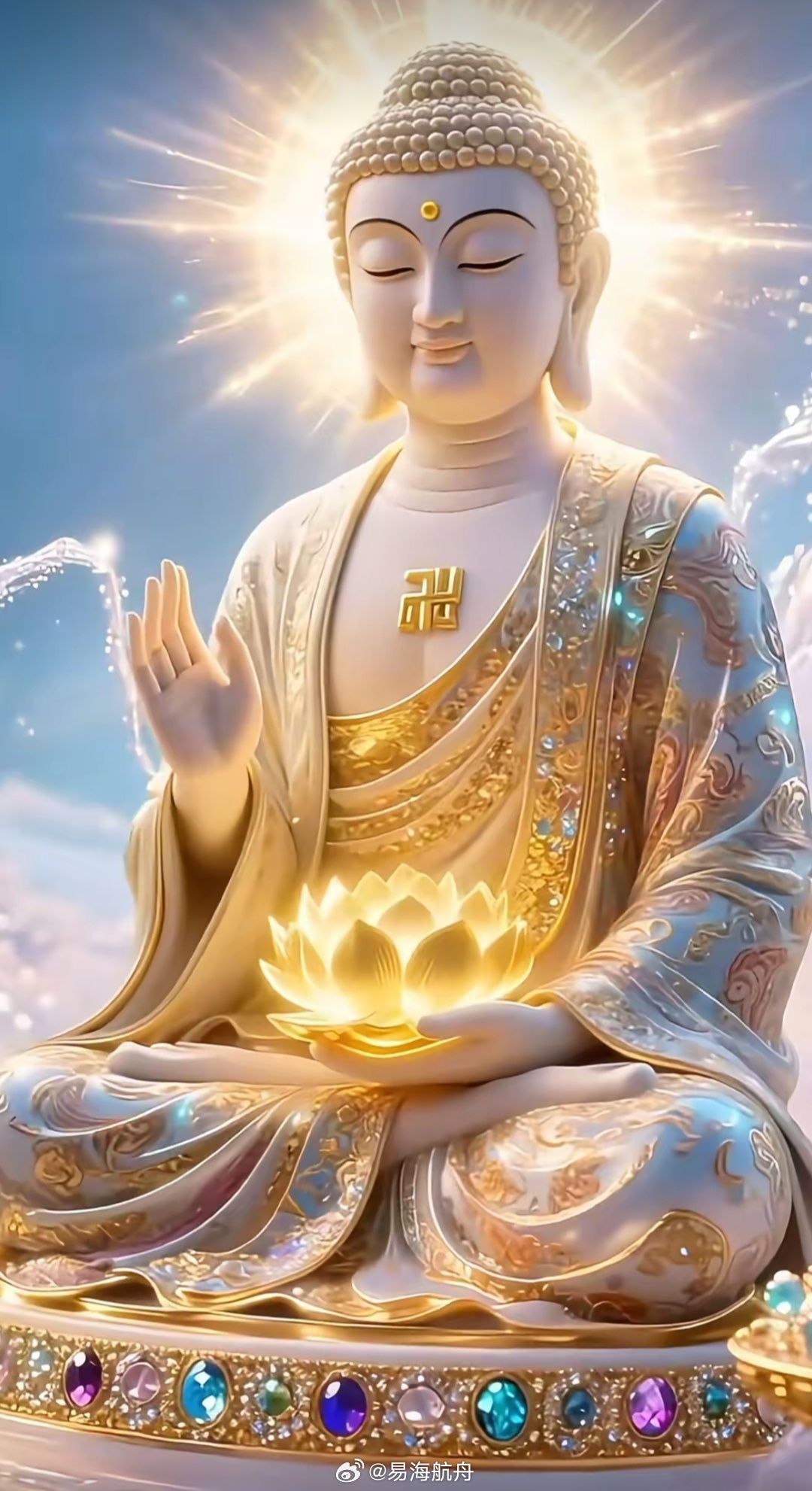 佛前虔诚忏悔，消业障，增福报；多积德行善，可得佛菩萨护佑加持菩萨保佑我 ​​​