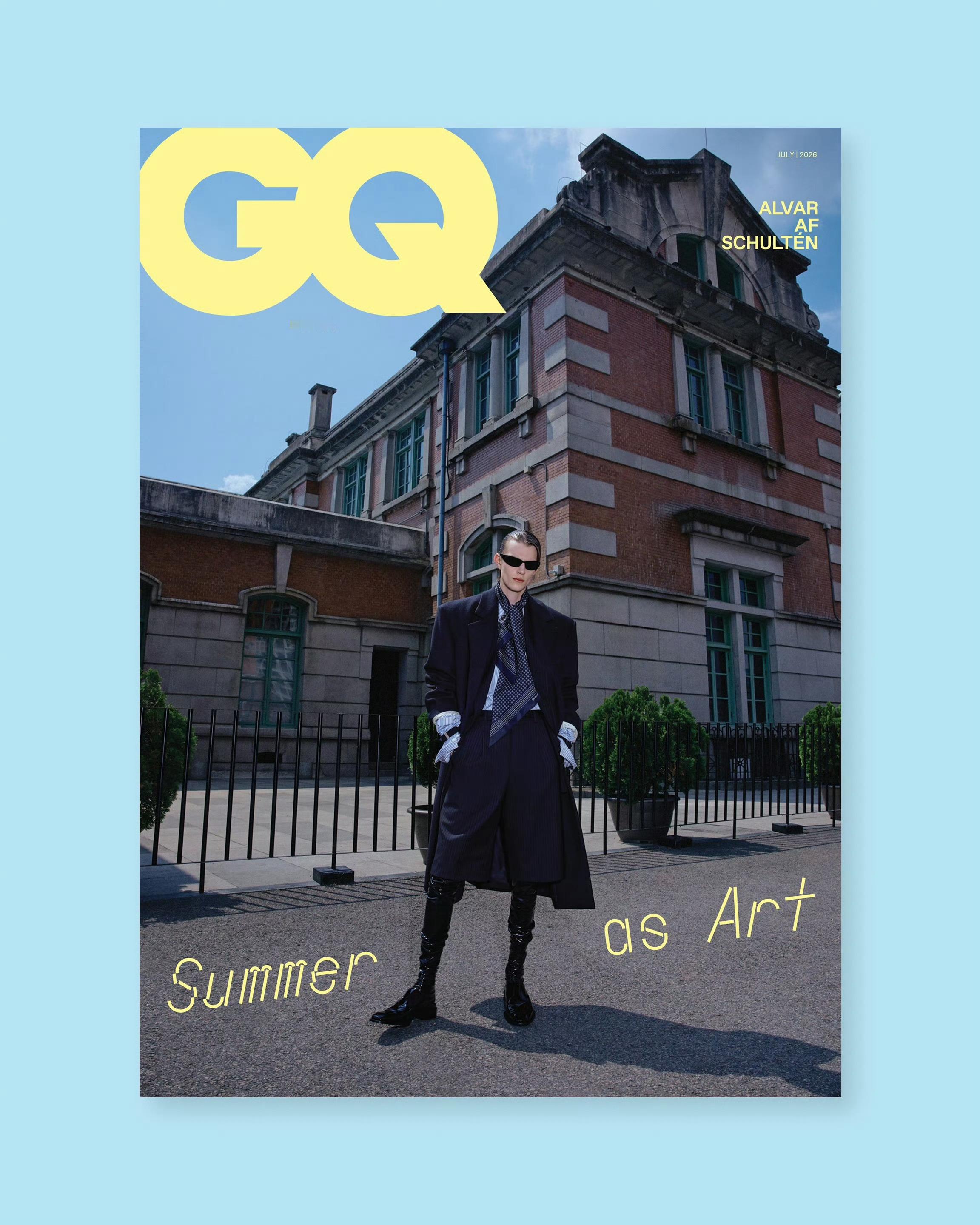 GQ Korea July 2026，Saint Laurent 2026秋冬男
