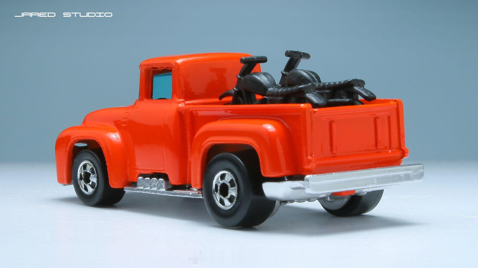 hotwheels风火轮福特皮卡 翻新一辆风火轮福特F100皮卡，1973年模具